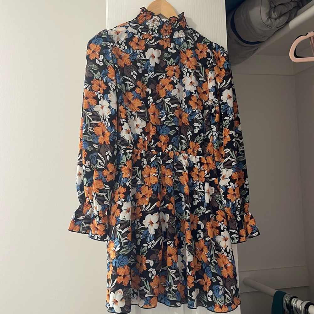 Tropical floral dress